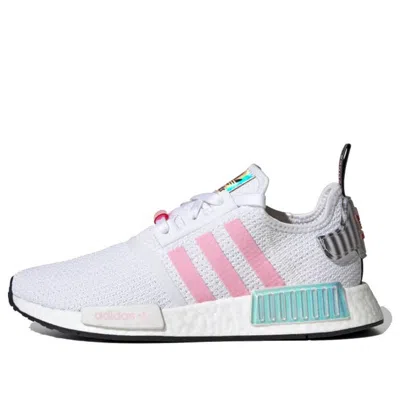 Adidas Originals (wmns) Adidas Nmd_r1 'white True Pink Hologram' In Multi