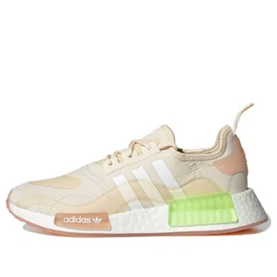 Adidas Originals (wmns) Adidas Nmd_r1 'wonder White Signal Green' In Multi