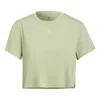 Adidas Originals (wmns) Adidas Novelty Training T-shirt 'olive Green' In Multi