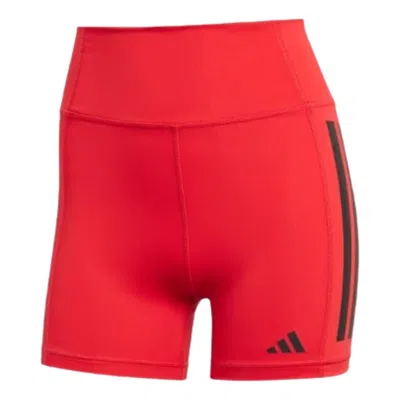 Adidas Originals (wmns) Adidas Optime 3-stripes 1/4 Short Leggings Asia Sizing 'red'