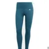 Adidas Originals (wmns) Adidas Optime Stash Pocket High-waisted 7/8 Leggings Asia Sizing 'teal' In Blue