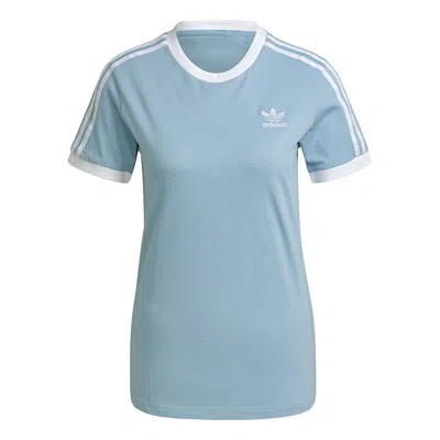 Adidas Originals (wmns)  3 Stripes Tee 'sky Blue'