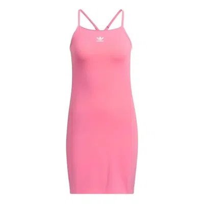 Adidas Originals (wmns)  Adicolor 3-stripes Mini Dress Asia Sizing 'pink'