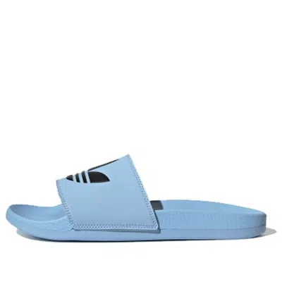 Adidas Originals (wmns)  Adilette Lite Slipper 'blue Black' In Multi