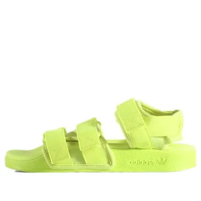 Adidas Originals (wmns)  Adilette 'volt' In Green