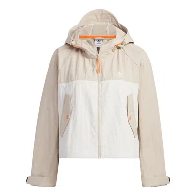 Adidas Originals (wmns)  Adventure Jacket 'beige White' In Multi
