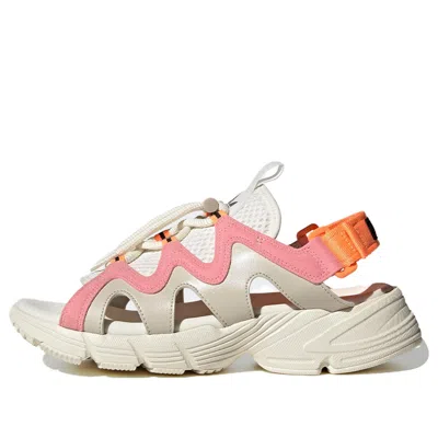 Adidas Originals (wmns)  Astir Sandals 'off White Super Pop Bliss' In Pink
