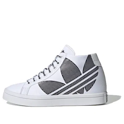 Adidas Originals (wmns)  Courtvantage Heel Logo White In Multi