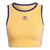 Adidas Originals (wmns)  Cropped Tank Top Asia Sizing 'yellow'