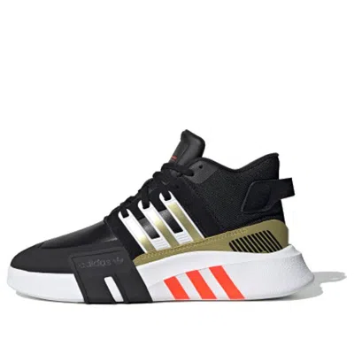 Adidas Originals (wmns)  Eqt Bask Adv V2 'black Gold White' In Multi