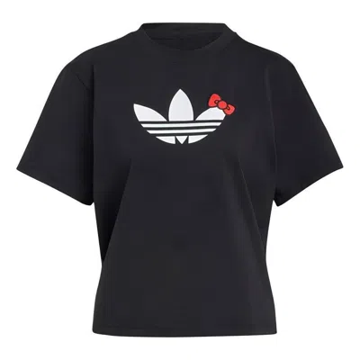 Adidas Originals (wmns)  Hello Kitty T-shirt Asia Sizing 'black White' In Multi