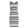 Adidas Originals (wmns)  Knit Dress Asia Sizing 'white Black Grey' In Multi