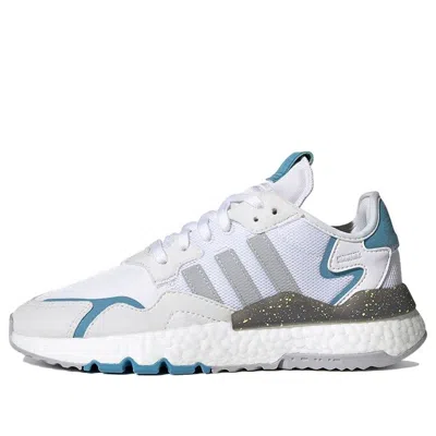 Adidas Originals (wmns)  Nite Jogger Shoes White/blue In Multi
