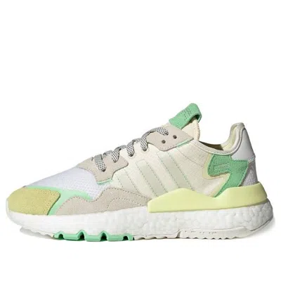 Adidas Originals (wmns)  Nite Jogger 'white Yellow Green' In Multi