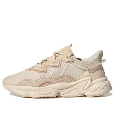 Adidas Originals Womens  Ozweego Casual Sneakers In Ecru Tint/ecru Tint/halo Blush