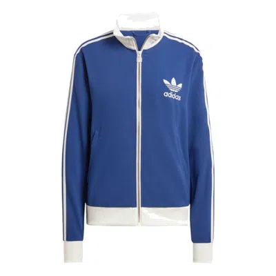 Adidas Originals (wmns)  Premium Crepe Track Top Asia Sizing 'dark Blue'