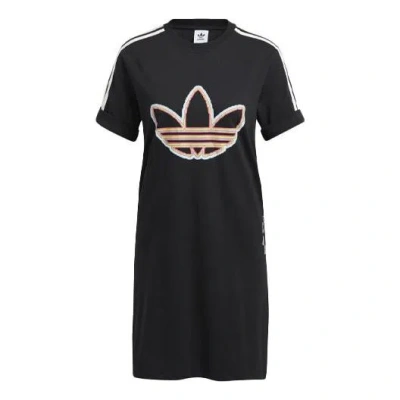 Adidas Originals (wmns)  Round-neck Short Sleeve Dress Black