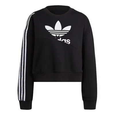 Adidas Originals (wmns)  Splicing Logo Sweatshirt 'black'