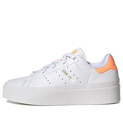 Adidas Originals (wmns)  Stan Smith Bonega Shoes 'white Orange' In Multi