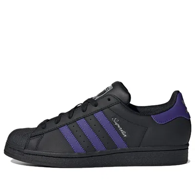 Adidas Originals (wmns)  Superstar 'black Purple' In Multi