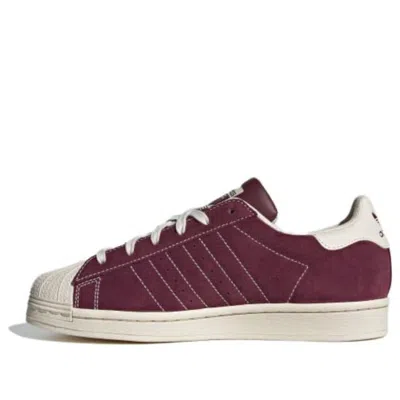 Adidas Originals Womens  Superstar In Wonder White/maroon/maroon