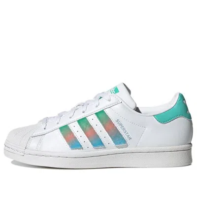 Adidas Originals (wmns)  Superstar For White/green/blue