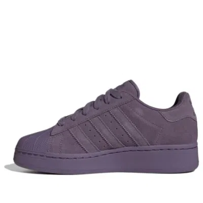 Adidas Originals Superstar Xlg In Shadow Violet/crystal White/shadow Violet