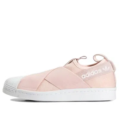 Adidas Originals (wmns)  Superstar Slip-on 'white' In Pink