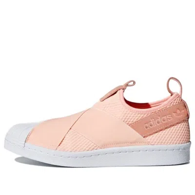 Adidas Originals (wmns)  Superstar Slip-on Shoes Pink/white In Multi