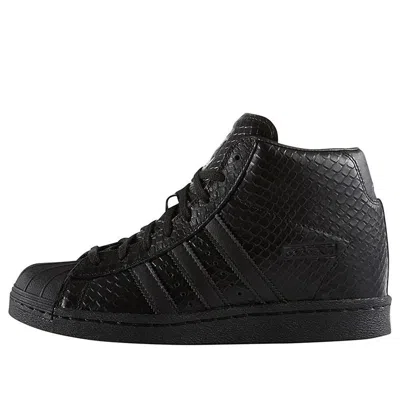 Adidas Originals (wmns)  Superstar Up Non-slip Wear-resistant High-heeled Sneakers Black