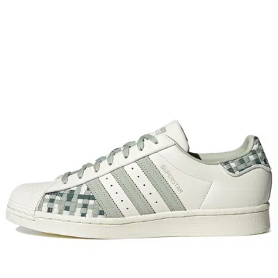 Adidas Originals (wmns)  Superstar 'white Green' In Neutral