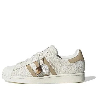 Adidas Originals (wmns)  Superstar 'white Khaki' In Multi