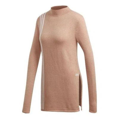 Adidas Originals (wmns)  Tlrd Side Forked Pullover Wool Sweater Pearl Pink