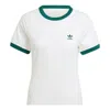 Adidas Originals (wmns)  Vrct Graphic T-shirt 'white Green' In Multi