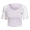 Adidas Originals (wmns)  X Mickey Mouse 3-stripes Icon For Her Baby T-shirt Asia Sizing 'purple' In Multi
