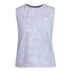 Adidas Originals (wmns) Adidas Own The Run Climacool 3-stripes Tank Top 'purple White' In Blue