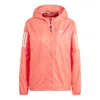 Adidas Originals (wmns) Adidas Own The Run Jacket Asia Sizing 'pink' In Orange