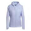 Adidas Originals (wmns) Adidas Own The Run Jkt Sports Jacket Purple In Blue