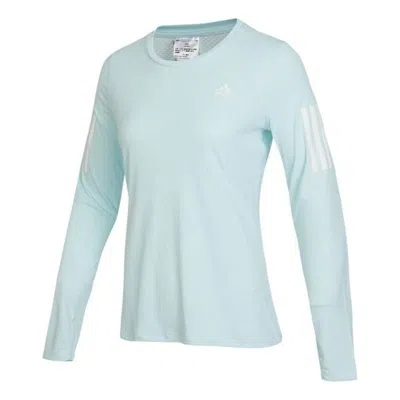 Adidas Originals (wmns) Adidas Own The Run Long Sleeve T-shirt 'blue'