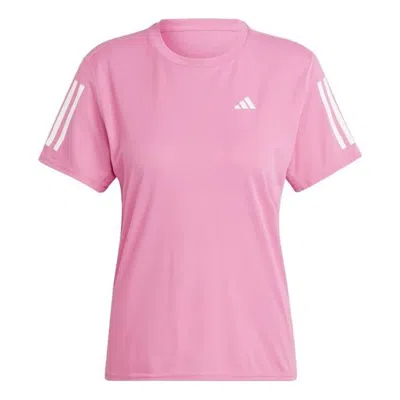 Adidas Originals (wmns) Adidas Own The Run T-shirt Asia Sizing 'pink' In Multi