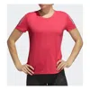 Adidas Originals (wmns) Adidas Own The Run Tee Reflective Printing Sports Short Sleeve Red