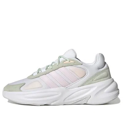 Adidas Originals (wmns) Adidas Ozelle Cloudfoam Lifestyle Running Shoes 'white Almost Pink'