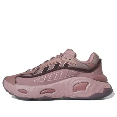 Adidas Originals Oznova Leather Sneakers In Purple/magic Mauve/shadow Maroon