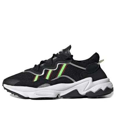 Adidas Originals (wmns) Adidas Ozweego 'black Solar Green'