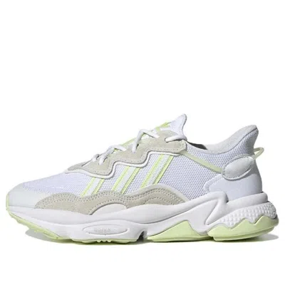 Adidas Originals (wmns) Adidas Ozweego Shoes 'cloud White / Almost Lime'