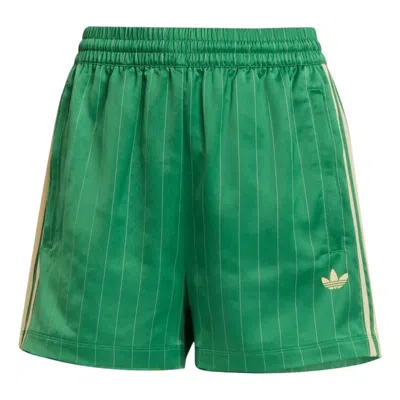 Adidas Originals (wmns) Adidas Pinstripe Satin Shorts 'green'