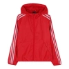 Adidas Originals (wmns) Adidas Plaid Applique Windtight Hooded Jacket Coat Red