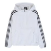 Adidas Originals (wmns) Adidas Plaid Applique Windtight Hooded Jacket Coat White