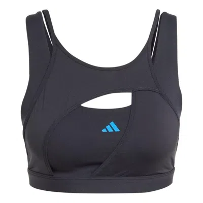 Adidas Originals (wmns) Adidas Powerimpact Luxe Medium-support Bra Asia Sizing 'black'