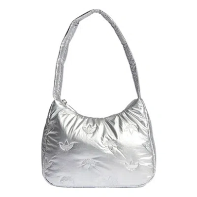 Adidas Originals (wmns) Adidas Puffy Satin Mini Shoulder Bag 'silver'